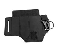 Yardwe Marsupio Militare in Pelle Nera Marsupio di Sopravvivenza Leggero e Traspirante Fibbia a Sgancio Rapido da Campeggio e Escursionismo Supporto per Torcia e Utensili