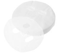 Yardwe Maschere Viso in Cotone Bianco 400 Pezzi per Trattamenti Personalizzati Fai da Te a Casa Design Sagoma Viso per Massima Assorbenza Essenza