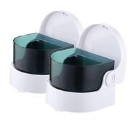 Yardwe Mini Detergente per Gioielli in Argento Dorato 2 Pezzi, Pulitore Elettrico Ultrasuoni Portatile per Monete e Accessori, Kit Pulizia Gioielli Domestico e Professionale