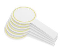 Yardwe Mini Lavagna Bianca Cancellabile a Secco 6 Pezzi Pagaia Portatile, Adatta per Palette Giuria e Giochi da Tavolo Tascabili, Materiale Resistente