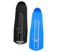 Yardwe Misuratore Di Piedi e Scarpe Per Adulti, Righello Di Plastica Resistente, Set Da 2 Pezzi Blu e Nero Per Misurazione Precisa Della Taglia, Strumento Pratico Per Acquisti Online Di Calzature