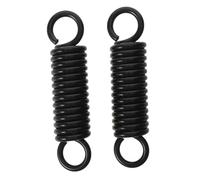 Yardwe Molle per Amaca 2 Pezzi 6Mm X 150Mm Nere con Ganci Molle di Estensione Ammortizzanti per Sedia Sospesa Altalena da Veranda e Giardino Assorbimento Urti e Supporto Regolabile