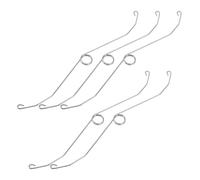 Yardwe Molle per Ventola di Scarico Bagno 5 Pezzi in Acciaio Argento Resistente All'usura per Copertura di Sfiato Ventola da Soffitto Casa Bagno