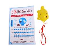 Yardwe Ocarina Portatile Forma Di Per Principianti Strumento Ocarina Facil Suonare Impugnare Introduttiva Leggera
