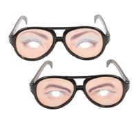 Yardwe Occhiali divertenti per feste di Halloween, accessori per costume per Halloween, feste di compleanno, bomboniere, giocattoli, da uomo