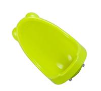 Yardwe Orinatoio da Allenamento per Bambini, Vasino Sospeso da Parete in Pp, Design a Cartone Verde, Aiuta Controllo del Vasino in Bagno