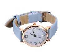 Yardwe Orologio da Polso Cinturino in Pelle Pu e Cassa Sottile in Lega Quadrante Digitale Minimalista Comodo da Indossare Ragazza per Attività Indoor Viaggi