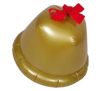 Yardwe Palloncini Natalizi Gonfiabili Pendenti Dell'albero Di Natale Ornamenti Di Campane Di Natale Decorazione Gonfiabile Per Esterni Natalizio Esplosivo Golden