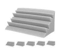 Yardwe Pannelli Isolamento Acustico 6 Pezzi Bass Trap in Spugna per Angoli Assorbimento Suono per Studi Domestici e Uffici