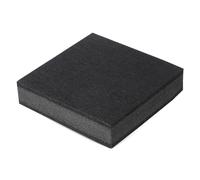 Yardwe Pannello Isolante Acustico Nero per Altoparlanti e Pavimenti in Gomma e Plastica, Facile Installazione e Protezione per Studio di Registrazione e Riproduzione