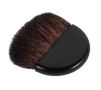 Yardwe Pennello Piccolo per Viaggio in Nylon Nero, Pennello per Fard Compatto e Portatile Setole Morbide per Applicazione Uniforme nel Make-up Quotidiano