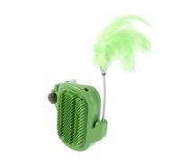 Yardwe Pettine Massaggiante Angolare per con Catnip Interattivo per Grattare e Massaggiare Stimola Attività e Del Accessorio per Toelettatura
