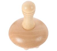 Yardwe Pettine Massaggiatore per Cuoio Capelluto a Testa di Fungo | Legno di Gomma Beige, Design Leggero e Stabile, per Testa e Altre Parti, Casa e Viaggio