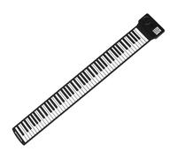 Yardwe Piano Arrotolabile Portatile in Silicone Con Tastiera Elettronica Flessibile Per Viaggi e Principianti Facile Da