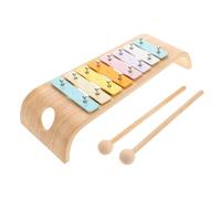 Yardwe Pianoforte in alluminio a otto toni carillon giocattolo carillon per studenti strumenti orff Strumenti musicali GlockensPiels xilofono strumento glockenspiel Lega di alluminio