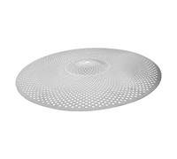 Yardwe Piatti Per Batteria Silenziosi in Lega 14 Sordina Grigia, Set Pratico Per Esercitazione Batteristi e Accessori Per Montaggio Kit Jazz