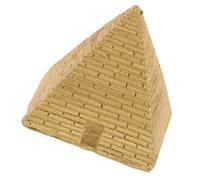 Yardwe Piramide Realismo in Resina Dorata Artistica a Forma di Piramide Alta e Facile da Pulire per Decorazione Casa e Ufficio per Vassoi di