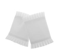 Yardwe Polsini Finti in Cotone per Donna con Rouches in Pizzo e Bottoni Perle Maniche False Staccabili Eleganti Stile Lolita Bianco Accessori Versatili per Camicie e Maglioni