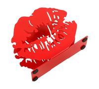Yardwe Porta Tovaglioli Forma Rosse da Tavolo in Metallo Design e Delicato Pratico e Decorativo per o Familiare