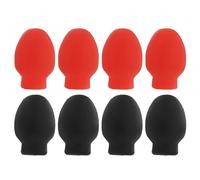 Yardwe Punta Silenziosa in Silicone 8 Pezzi per Bacchette Batteria | Pratica senza Tamburo All'aperto, Protegge la Punta, Resistente All'usura, Accessorio Musicale in Silicone Colore Casuale