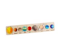 Yardwe Puzzle Interattivo Legno del Solare Educativo per Anni Abilità e Apprendimento dei Pianeti Didattico per La Prima