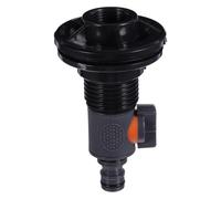 Yardwe Raccordo Rapido per Tubo con Valvola Dritta, Plastico Rivestito | Chiusura Automatica, Resistente ai Colpi D'acqua, Struttura Passante, per Interfacce Ppr e Polietilene Reticolato