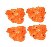 Yardwe Ragnatela Decorativa Nera Per Halloween Oggetti Di Scena Forma Di Ragno Artificiale Ornamenti Divertenti Per Feste Piccoli e Facili Da Usare Per Scherzi e Altre Attività