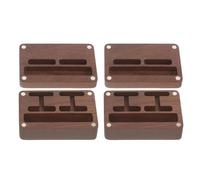 Yardwe Scatola per gemelli da 2 pezzi: custodia in legno per gemelli - scatola per gioielli da uomo per e fermacravatte - organizer con chiusura magnetica per riporre gioielli e accessori per lo