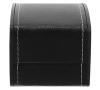 Yardwe Scatola per Orologio da Polso in Pelle Pu, Cassa Singola Protettiva con Cuscino Rimovibile, Custodia da Viaggio per Uomo per Conservazione ed Esposizione