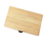 Yardwe Scatola Portapigmenti Portatile per Studenti D’Arte, 36 Scomparti | Bambù e Plastica, Coperchio Magnetico, per Solidi Acquerelli e Blocchetti, Beige Khaki