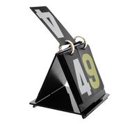Yardwe Scoreboard da Tavolo Portatile con Numeri Grandi Flip Manuale per Giochi di Cornhole Basket e Sport