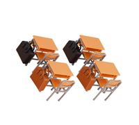 Yardwe Scrivanie Gialle Sedie e Accessori Simulazione Scuola Educativo e