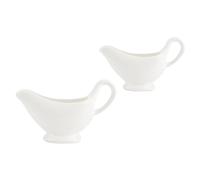 Yardwe Set 2 Barche Condimento Ceramica 6.5 Pollici Con Manico Contenitori Per Salsa Aceto E Spezie Ideali Per Cucina Casa E Ristorante
