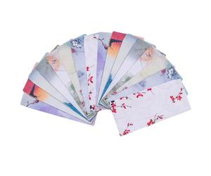 Yardwe Set da 20 Buste di Carta Retrò Spessa in Stile Tradizionale Cinese, Buste per Lettere Romantiche e Poesie, per Eventi, Anniversari e Celebrazioni Stile Casuale
