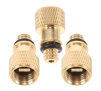 Yardwe Set da 3 Adattatori in Rame per Valvole Accessori per Pompe per Bicicletta Compatibili D’Aria per Gonfiaggio Rapido e Portatile degli Pneumatici