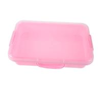 Yardwe Set Di Di Sabbia Spaziale Scatole Di Sabbia Vassoio Di Smistamento Delle Perline Vassoi Per Scrivere in Sabbia Vassoio Di Miscelazione Della Vernice Rosa Plastica