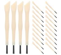 Yardwe Set di Strumenti per Scavi Archeologici 36 Pezzi Pala e Spazzola Doppia Kit Dinosauri per Giochi Educativi e Attività All’Aperto Attrezzi Ergonomici per Piccoli Esploratori