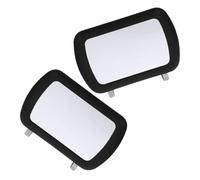 Yardwe Specchietto per Trucco Auto Clip per Parasole, Vetro Alta Definizione, Set 2 Pezzi per Veicoli, Accessorio Salvaspazio per Sedile Passeggero, Adatto a Suv e Camion