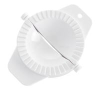 Yardwe Stampo Manuale per Ravioli in Pp Bianco, Strumento per Pressare Impasto, Protegge le Dita, per Amanti del Fai-da-te in Cucina