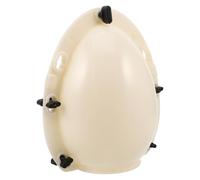 Yardwe Stampo per Uovo Grande 20cm in Plastica per Cioccolato | Design Creativo Beige, Rilascio Facile e Precisione Elevata, per Eventi Speciali, Regali e Pasqua