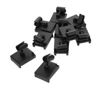 Yardwe Supporto per Microfono da Tavolo Base Pesante, Mini Supporto Asta per Microfono, 10 Pz in Abs per Ktv, Streaming e Registrazione