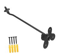 Yardwe Supporto per Piatti per Montaggio a Parete per Batteria in Ferro Nero Braccio per Cimbali Crash ed Effetti Design Professionale e Facile da Trasportare