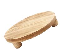 Yardwe Supporto per Vasi in Legno Chiaro Beige per Piccoli Vasi da Giardino Elevata capacità di Carico e Superficie Liscia Senza Schegge