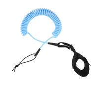 Yardwe Surfboard Leash Leg Rope with Soft Adjustable Wrist Strap for Paddleboard Water Sports Safety Easy Use TPU Coil Rope