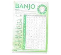 Yardwe Tabella Accordi per Banjo per Principianti Guida Completa con Diagrammi e Tecniche per Migliorare Del Banjo per Personale e Istruttivo