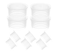 Yardwe Tappi per Fioriere Rotondi in Plastica 10 Pezzi, Accessori per Cassette Orto e Vasi da Giardino, Chiusura Riutilizzabile per Balcone e Coltivazione Verdure