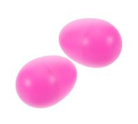 Yardwe Uova Shaker Colorate in per Bambini 2 Pezzi Giocattoli Musicali Educativi Stimolazione Riempitivi per Uova Strumenti per Performance Danza