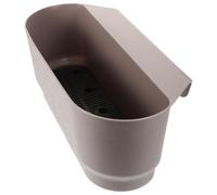 Yardwe Vaso da Fiori Sospeso per Ringhiera Balcone, Plastica per Esterno | Patio e Recinto del Giardino, Montaggio senza Fori, Uso Interno Esterno, per Piante e Graminacee