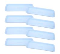 Yardwe Vassoi Rettangolari in Plastica per Piante da Davanzale, Set da 8 Pezzi, Sottovasi Antigoccia 40x15 Cm per Raccolta Acqua in Vaso, Base Resistente per Vasi da Fiori in Giardino