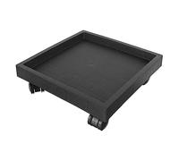 Yardwe Vassoio Quadrato per Vasi di Fiori Ruote, Base Portavaso in Resina Resistente, Supporto Pratico per Piante da Giardino, Facile da Spostare e Salvaspazio, per Vasi Piccoli e Grandi